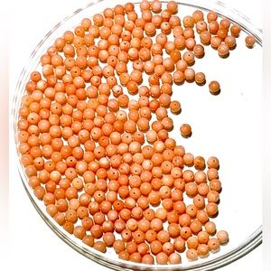 Lot of 90 Pink/ Peach Coral Beads